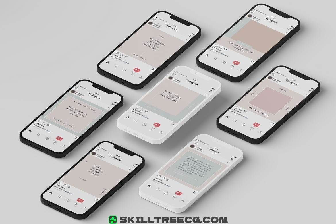 Phone 12 Pro Clay Presentation - Mockup（502916）-技能树
